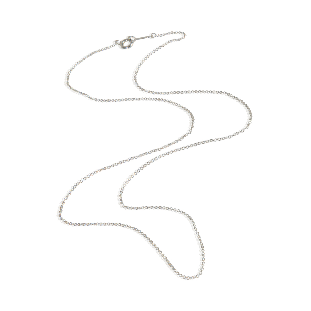 Tiffany & Co. White Gold Cable Chain Necklace - Picture 2 of 3